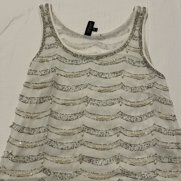 Topshop Pearl Shirt - Picture 1 of 3
